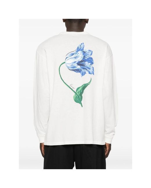 KENZO White Neutrals Sweaters & Knitwear for men