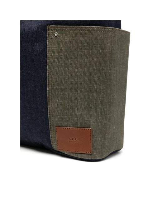 A.P.C. Black Tote Bags