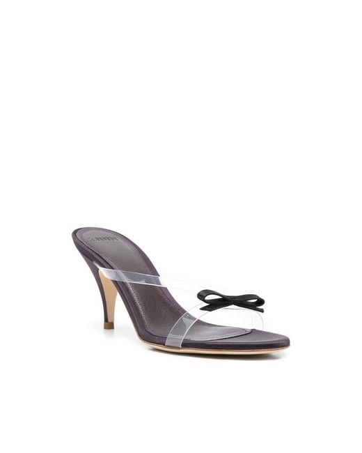 3Juin Metallic Bow-Embellishment Sandals