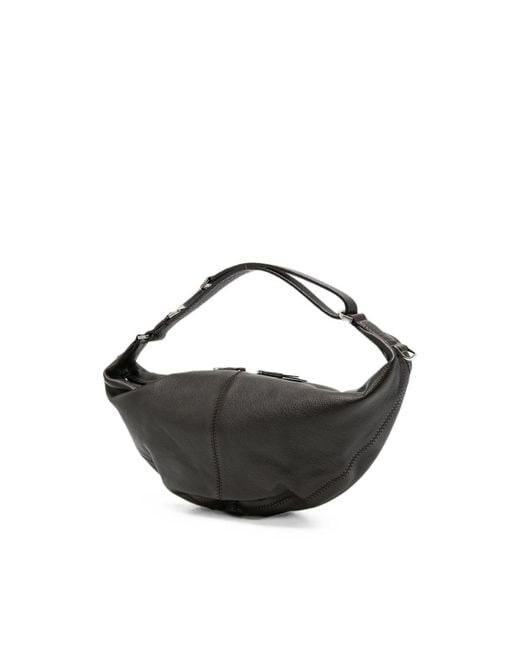 Lemaire Black Mini Quiver Tote Bag