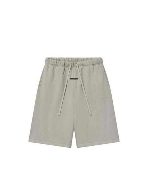 Fear Of God Gray Drawstring Track Shorts for men