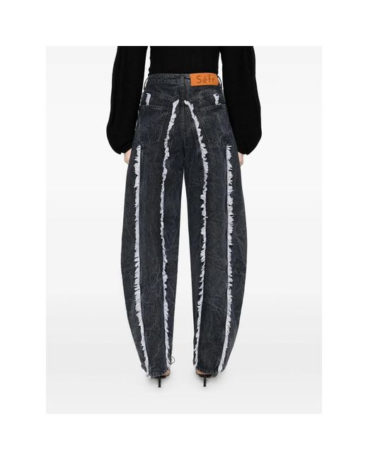 Séfr Blue Straight-Leg Jeans