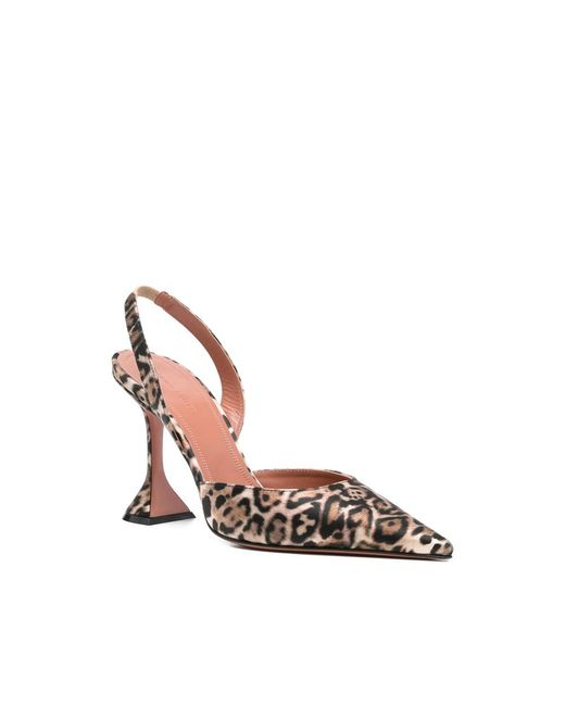 AMINA MUADDI Metallic Slingback Heels Holli Sling 95