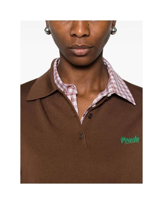 Prada Brown Knitwear