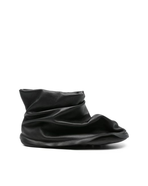 Camper x Issey Miyake Black X Issey Miyake Peu Form Calf Leather Boots