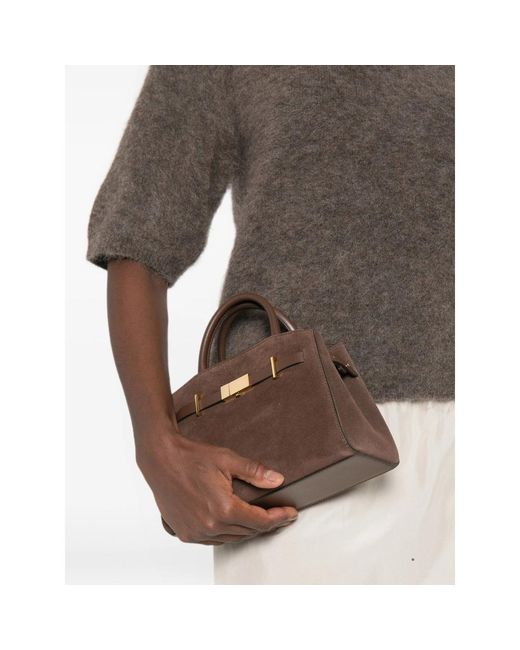 DeMellier London Brown Small Hudson Tote Bag