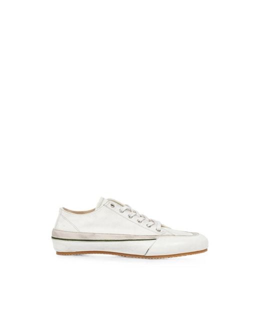 Maison Margiela White Traveller Low-Top Sneakers for men
