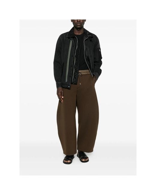 Sacai Green Trousers for men