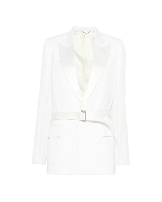 Victoria Beckham White Jackets