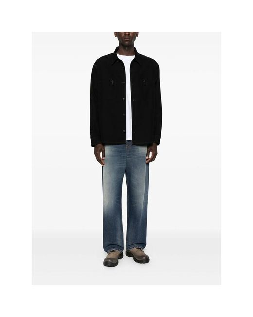 Chimala Black Point-Collar Shirt for men