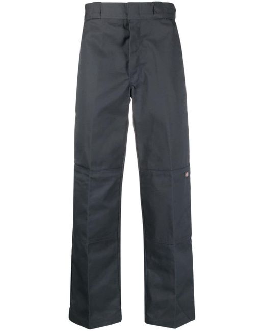 Dickies Construct Blue Double Knee Straight-Leg Trousers for men