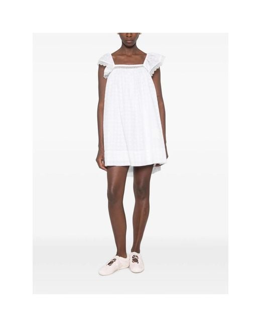 Ganni White Dresses