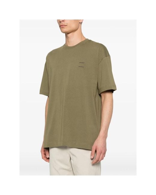 Samsøe & Samsøe Green T-Shirt Joel Burol for men