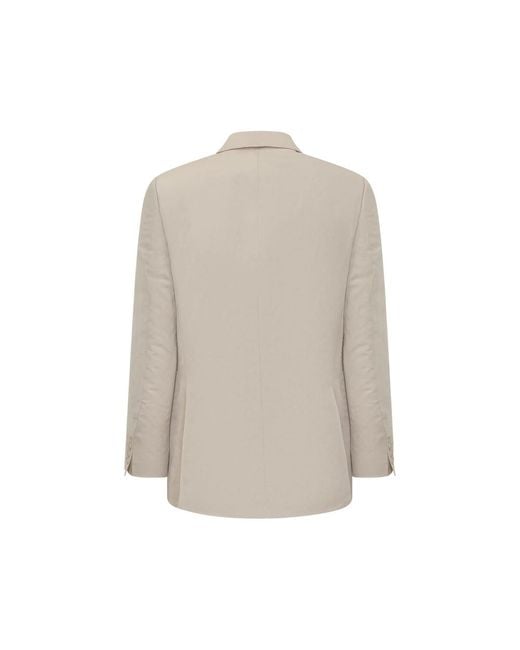 Beckham X Boss Gray X Beckham Slim-Fit Jacket With Micro Pattern for men