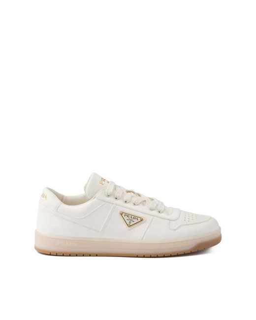 Prada White Neutrals Trainers for men