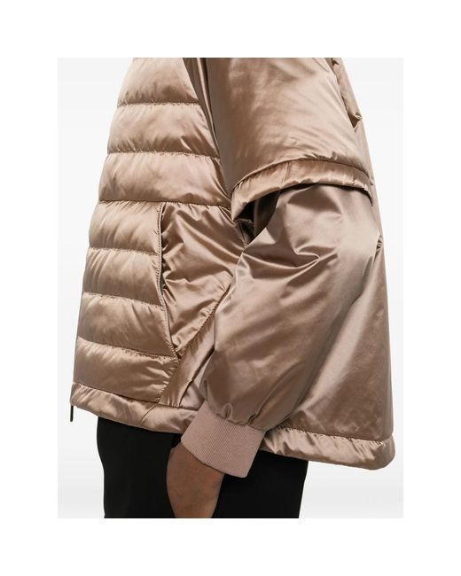 Moorer Natural Hooded Padded Jacket