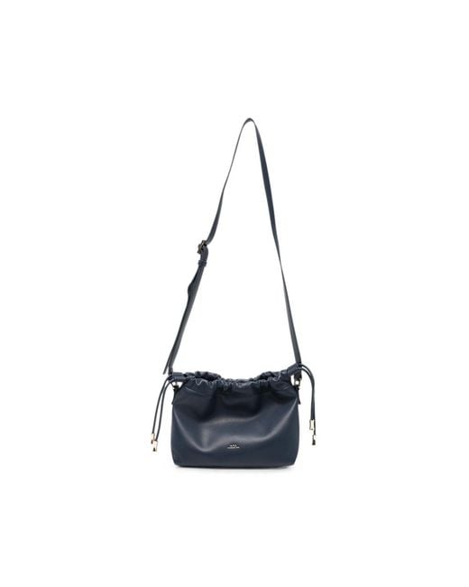 A.P.C. Blue A. P.C. Mini Ninon Shoulder Bag