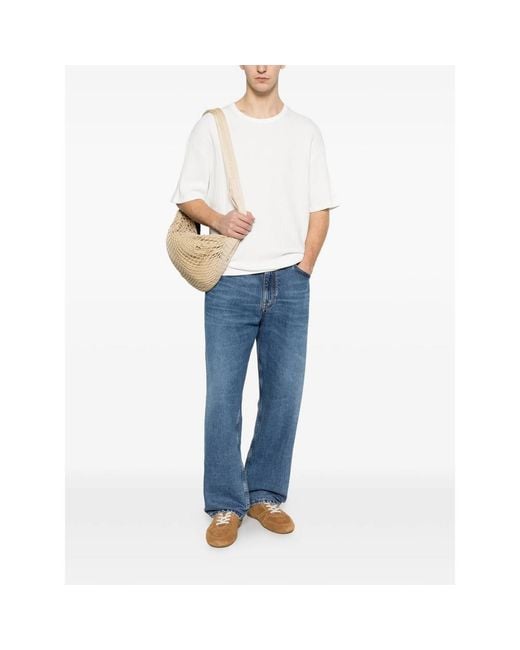 Maison Labiche White Ziem Knitted T-Shirt for men