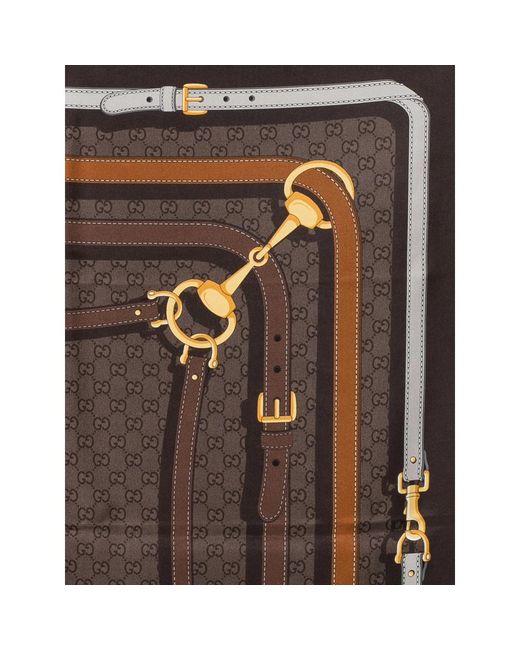 Gucci Brown Scarves