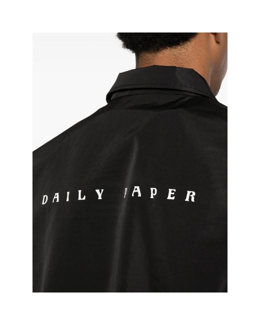 Daily Paper Black Button-Fastening Jacket for men