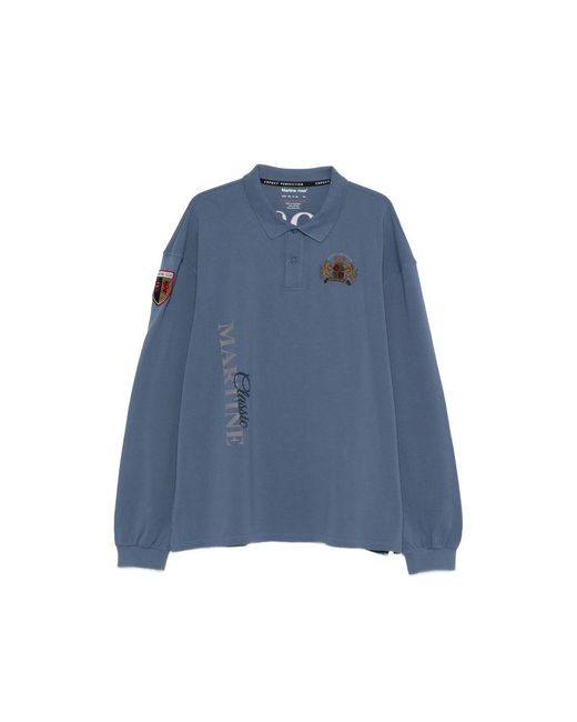 Martine Rose Blue Polo Shirts for men