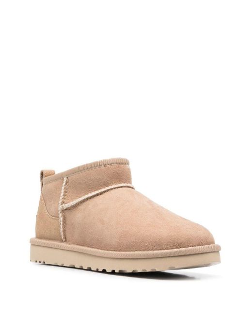 Ugg Natural Classic Ultra Mini Suede Boots