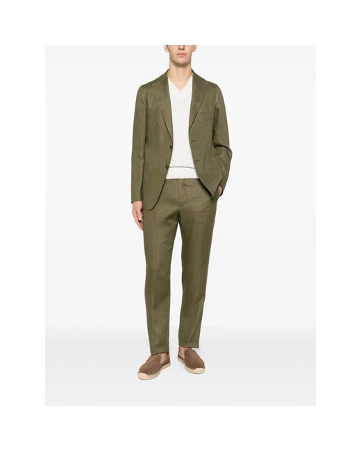 Tagliatore Suits Green for men