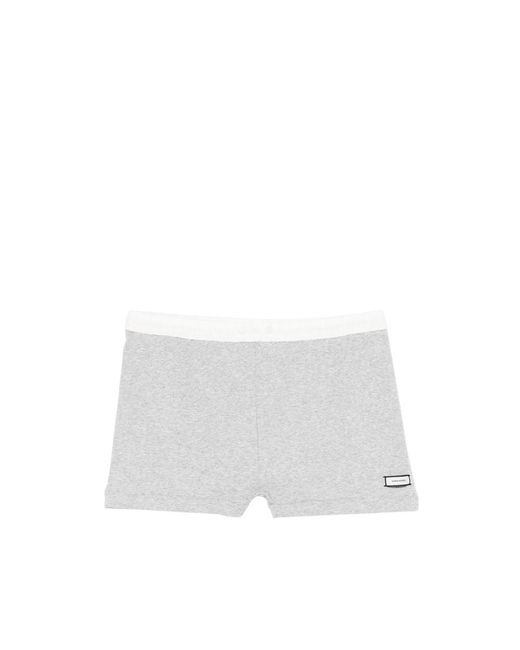 Entire studios White Elasticated-Waist Shorts