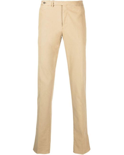PT Torino Natural Slim-Cut Modal-Blend Trousers for men