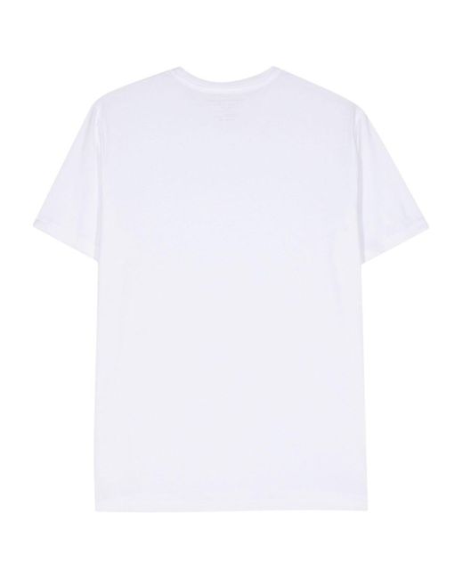 Majestic Filatures White Crew-Neck T-Shirt for men