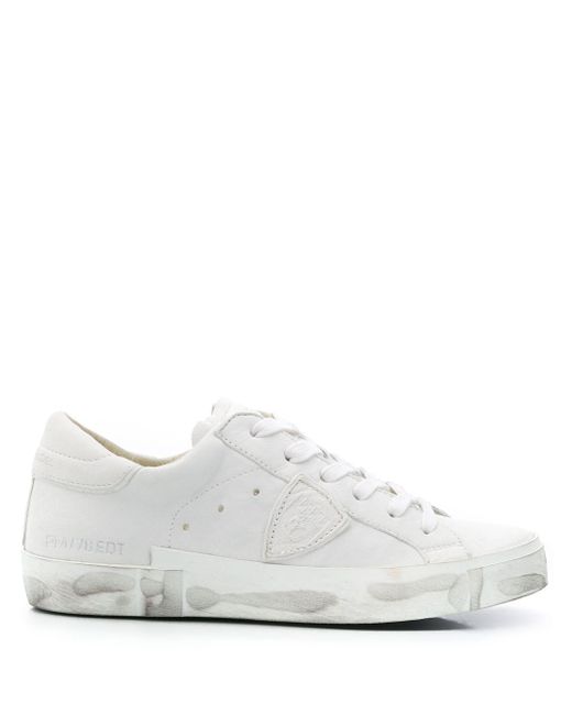 Philippe Model White Prsx Basic Low-top Sneakers