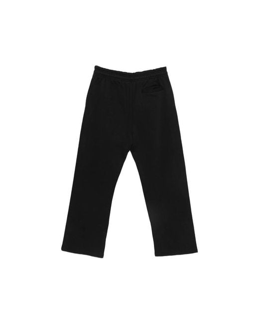 Entire studios Black Elasticated Straight-Leg Track Pants for men