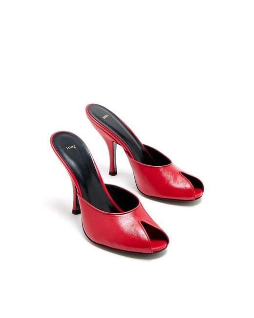 Jude Red Date Sandals