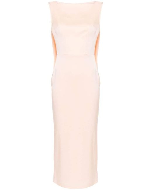 Alex Perry Pink Draped-Design Dress