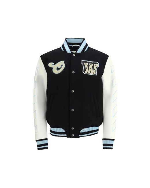 Off-White c/o Virgil Abloh Black Wool Oves Aries Bomber - It48 | M for men