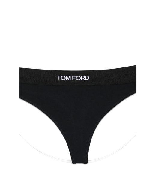 Tom Ford Black Briefs & Thongs