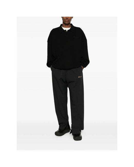 Fear Of God Black Signature 90S Logo-Embroidered Polo Shirt for men