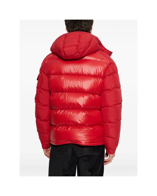 Moncler Red 'Maya' Puffer Jacket for men