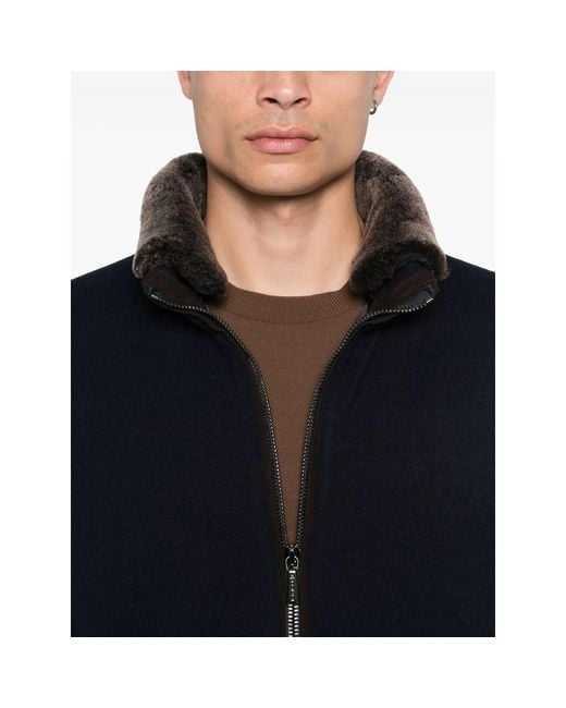 Moorer Blue Bellati-Mrw Jacket for men