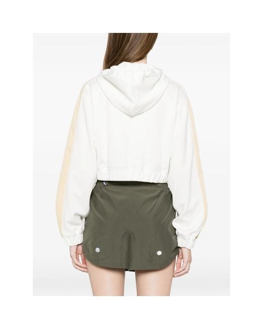 New Balance White Hooded Sweatshirt