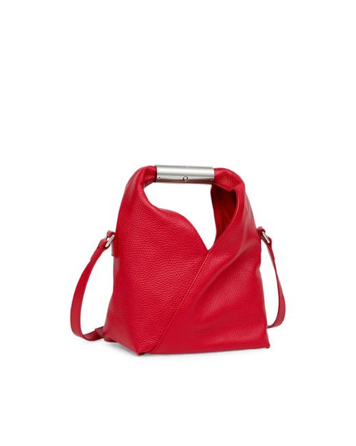 MM6 by Maison Margiela Red Japanese Small Shoulder Bag