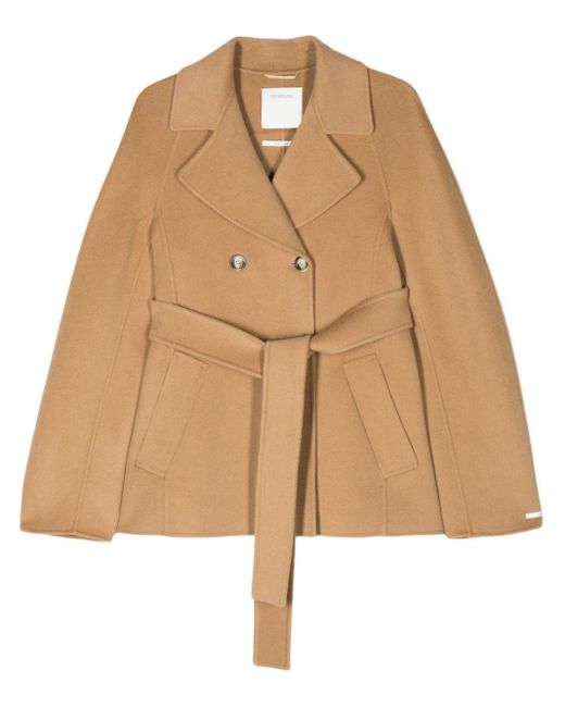 Sportmax Natural Umano Double-Breasted Jacket