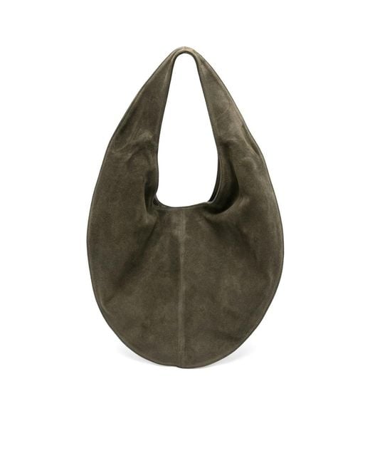 Maeden Green Market Suede Tote Bag