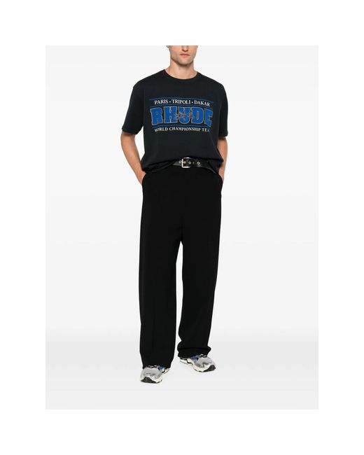 Rhude Blue T-Shirts & Vests for men