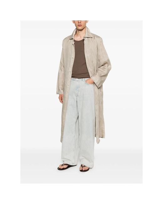 Samsøe & Samsøe White Satimothy Wide-Leg Jeans for men