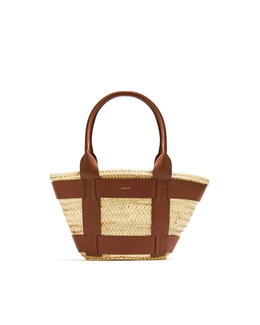 DeMellier London Brown Santorini Tote Bag