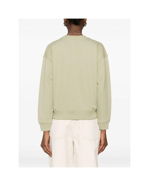 Maison Kitsuné Green Fox Embroidery Sweatshirt