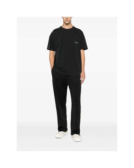 Cole Buxton Black Logo-Embroidered T-Shirt for men