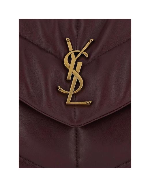 Saint Laurent Purple Puffer Small