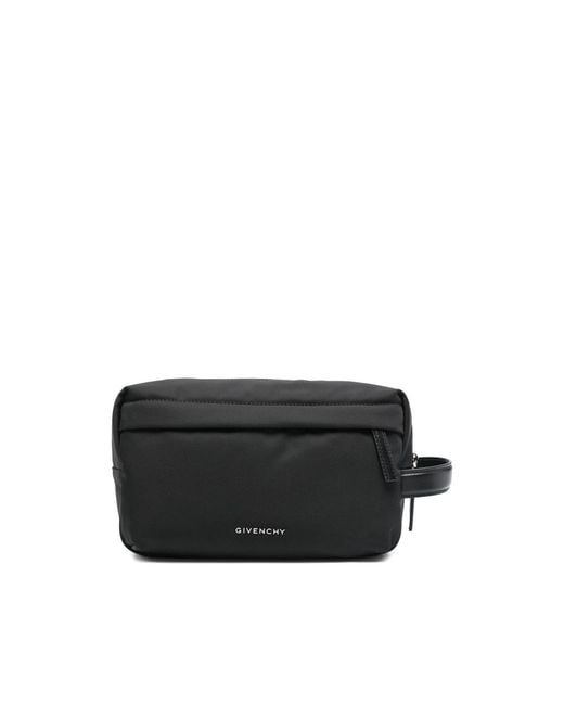 Givenchy Black Zip Essential Toilet Pouch for men